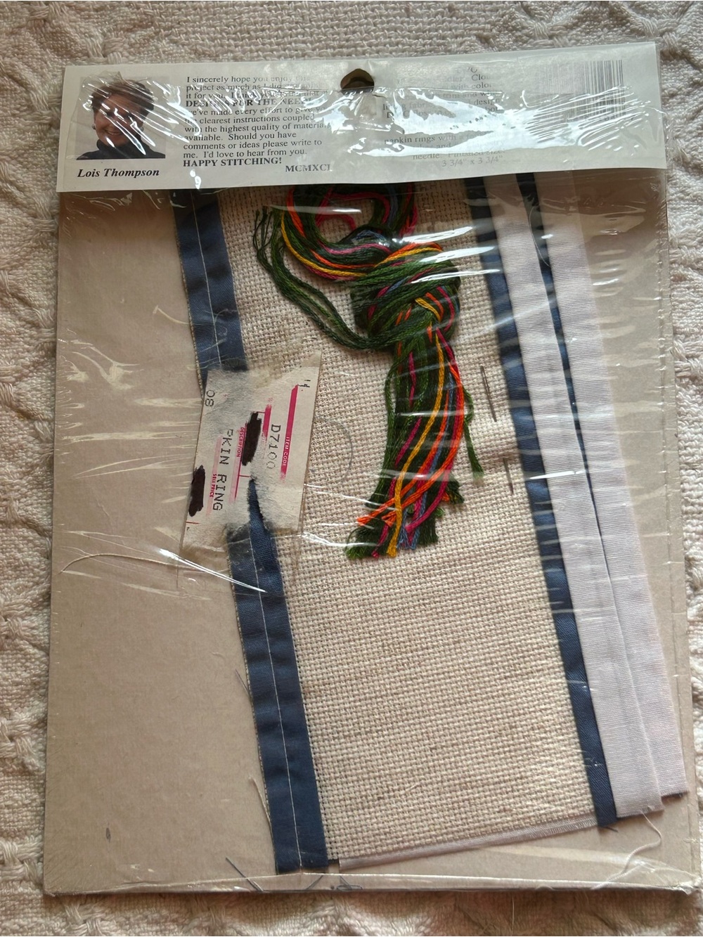 Designs for the Needle Napkin Ring Cross Stitch Kit - Kit #7104 - Complete - Picture 4 of 9